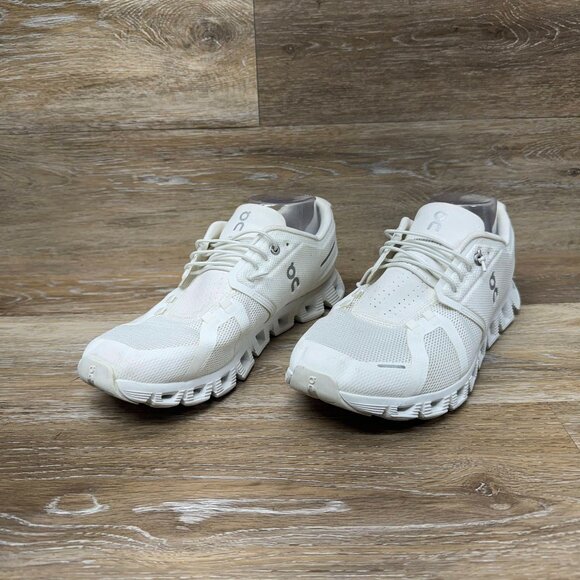 On Cloud Shoes - On Cloud 5 White Mesh Performance Sneaker Women's Size EU 42